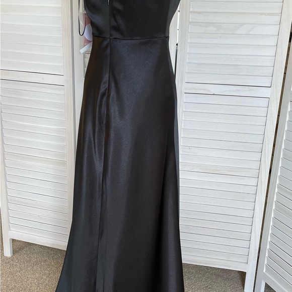 Birdy Grey Women's Size S Black Jay Maxi Dress Adjustable Straps Formal Prom - Picture 14 of 15